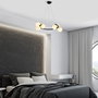 Opviq Luminar - 14145 Lámpara de Araña Negra Ajustable